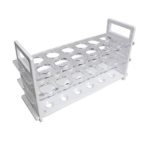 Test Tube Rack, PC, 12 Places For 25 mm Tubes